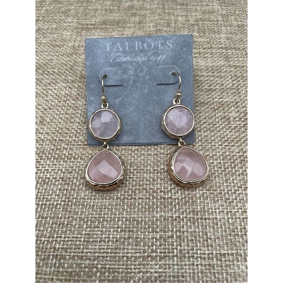 Elegant Pink Drop Earrings - Picture 6 of 6